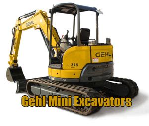 gehl makes move back into mini excavator|gehl mini excavator parts.